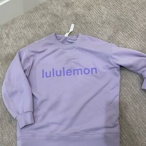 lululemon athletica Purple Crew Neck Sweater